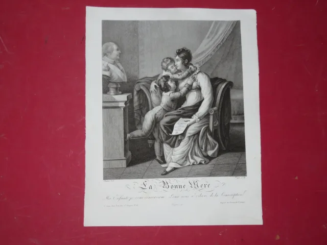 "Le Bon Père" y "La Bonne Mère", Eaux Fortes époque 19ème