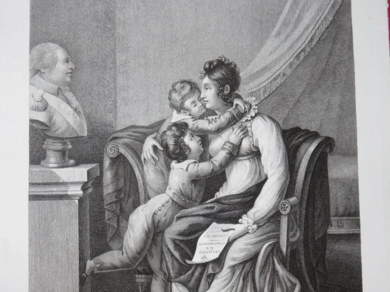 "Le Bon Père" y "La Bonne Mère", Eaux Fortes époque 19ème