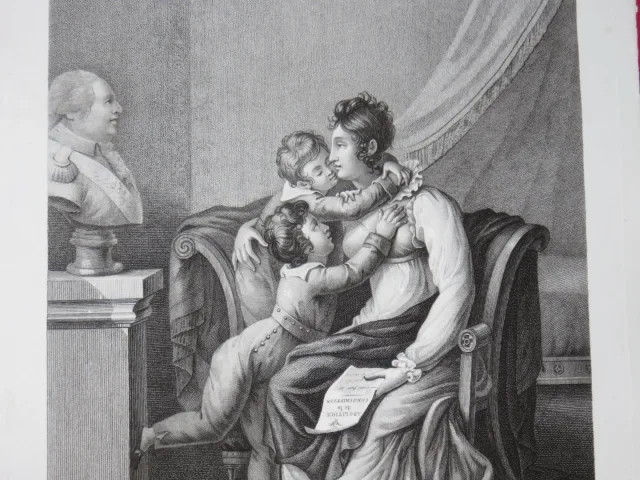 "Le Bon Père" y "La Bonne Mère", Eaux Fortes époque 19ème