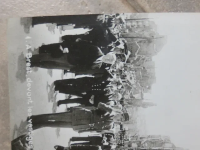 Foto originale de Charles de Gaule à Brest en 1945.