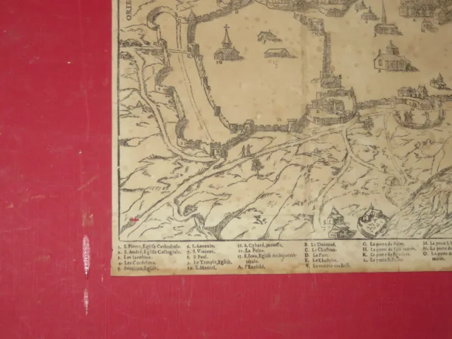Plan de la Ville d'Angoulème daté de 1847.