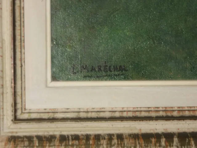 Maison de campagne, Peinture Signée Louis Marechal, époque 20 ème