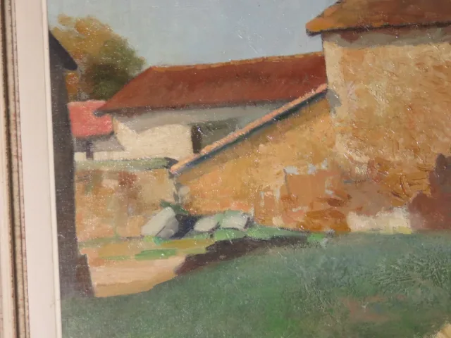 Maison de campagne, Peinture Signée Louis Marechal, époque 20 ème