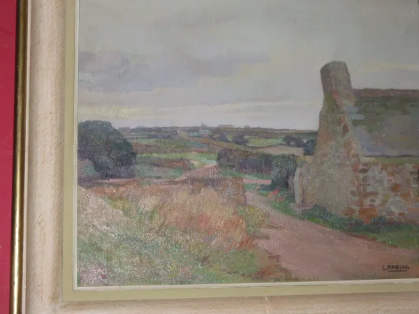 BRETON-LANDSCHAFT UNTERZEICHNET LOUIS MARECHAL