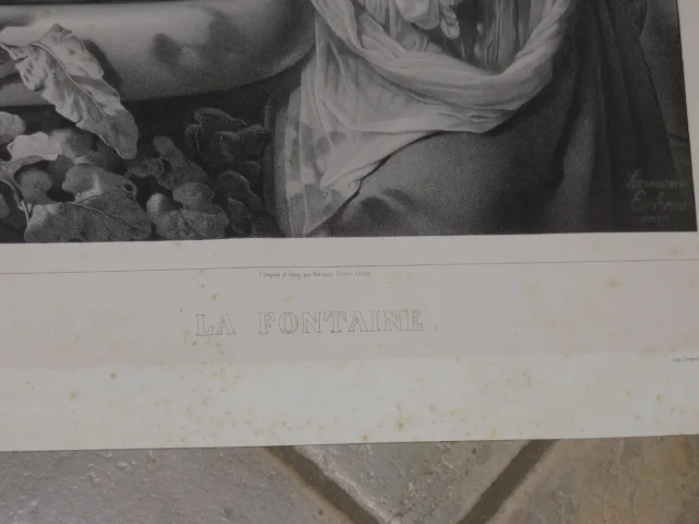 LATE 19th C LITHOGRAPHY