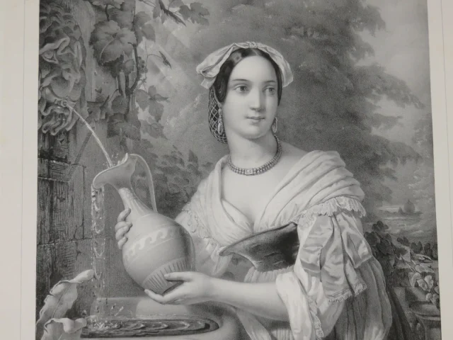 LATE 19th C LITHOGRAPHY