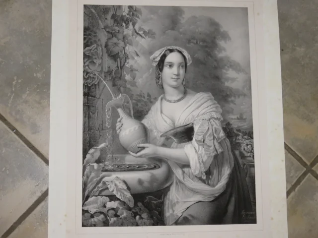 LATE 19th C LITHOGRAPHY