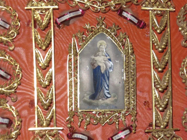 Grand Cadre Reliquaire époque 19ème.