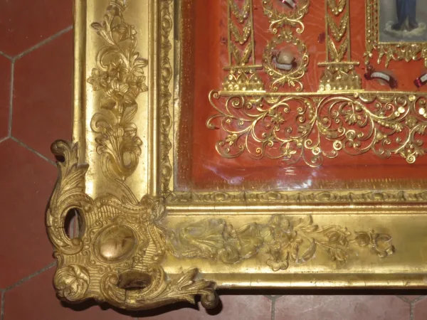 Grand Cadre Reliquaire époque 19ème.