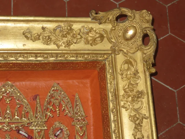 Grand Cadre Reliquaire époque 19ème.