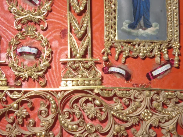 Grand Cadre Reliquaire époque 19ème.