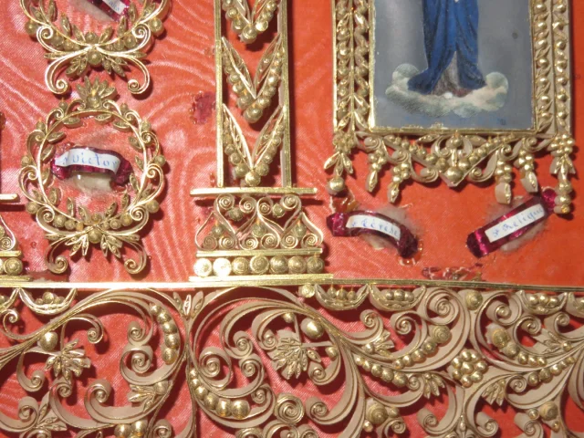 Grand Cadre Reliquaire époque 19ème.