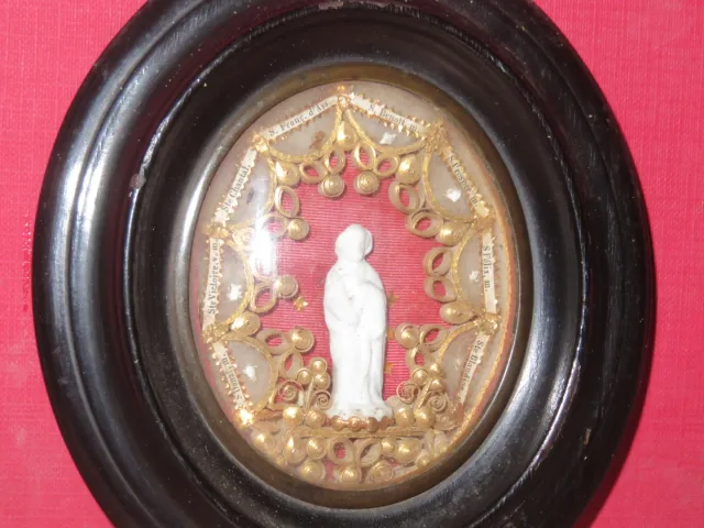 Cadre Reliquaires  époque 19 ème.