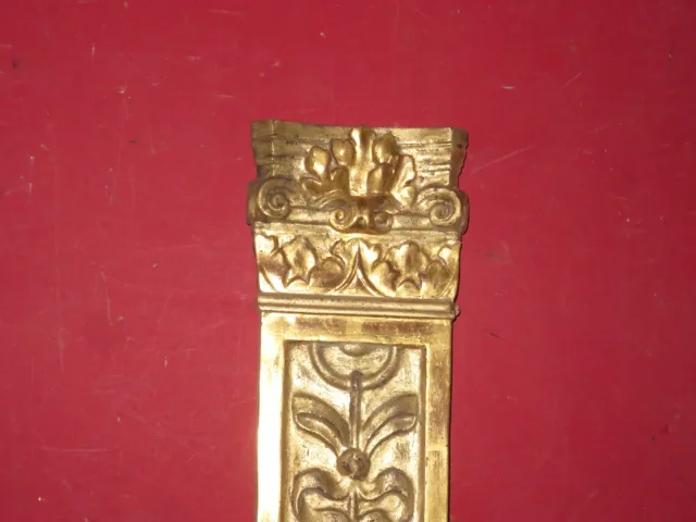 PAIR OF GOLD LEAF ELEMENTS