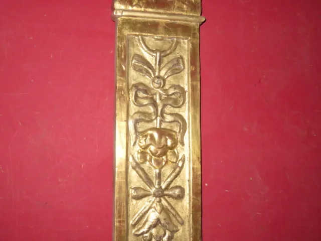 PAIR OF GOLD LEAF ELEMENTS