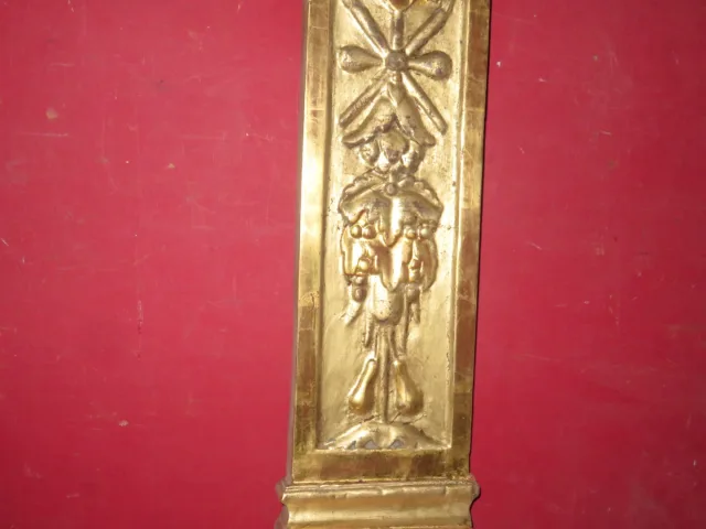 PAIR OF GOLD LEAF ELEMENTS