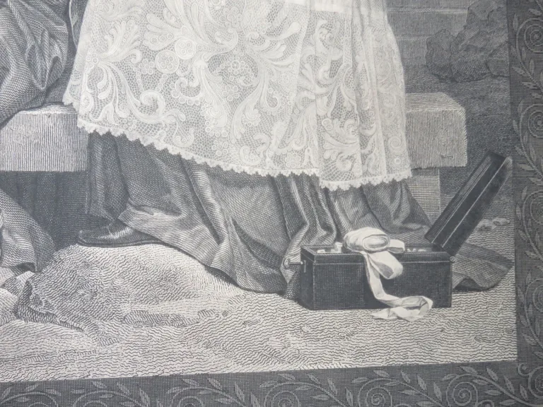 DRUCK NACH DEM GEMÄLDE VON FRAGONARD