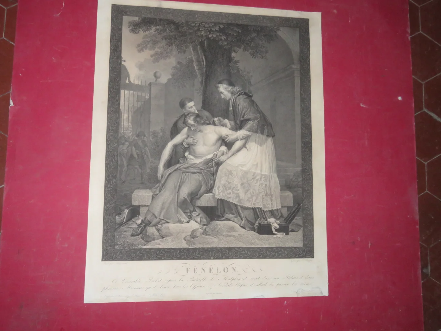 DRUCK NACH DEM GEMÄLDE VON FRAGONARD