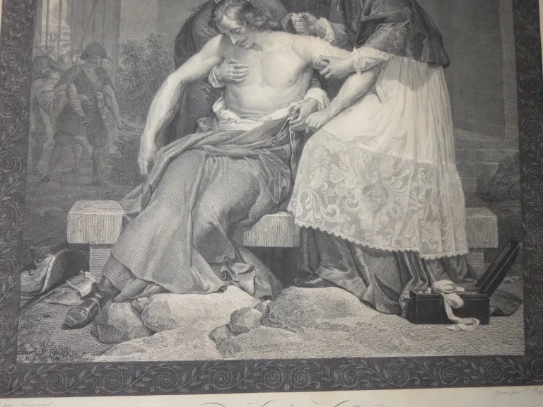 DRUCK NACH DEM GEMÄLDE VON FRAGONARD