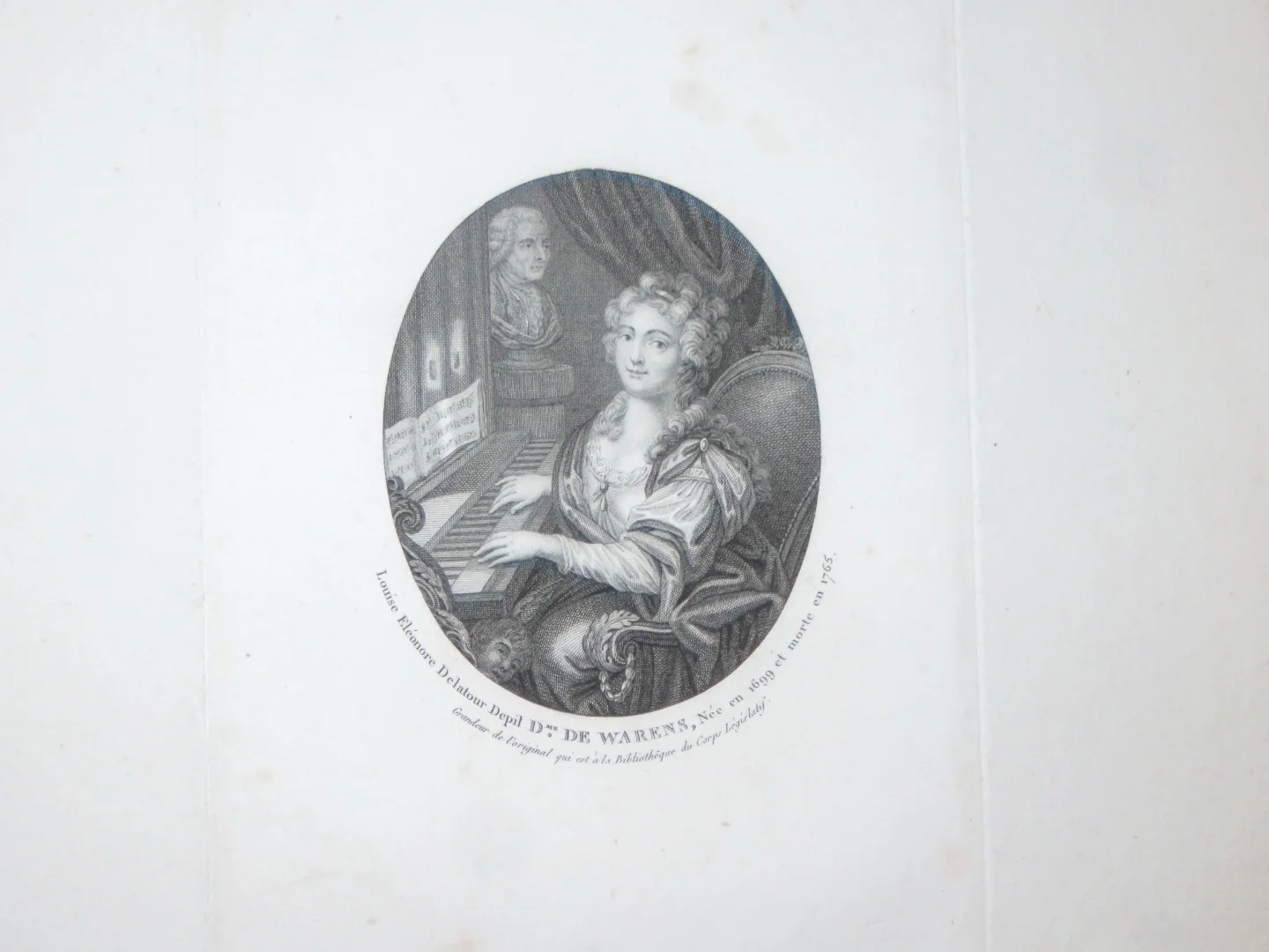 PORTRÄT VON LOUISE ELEONE DELATOUR DEPIL DAME DE WARREN