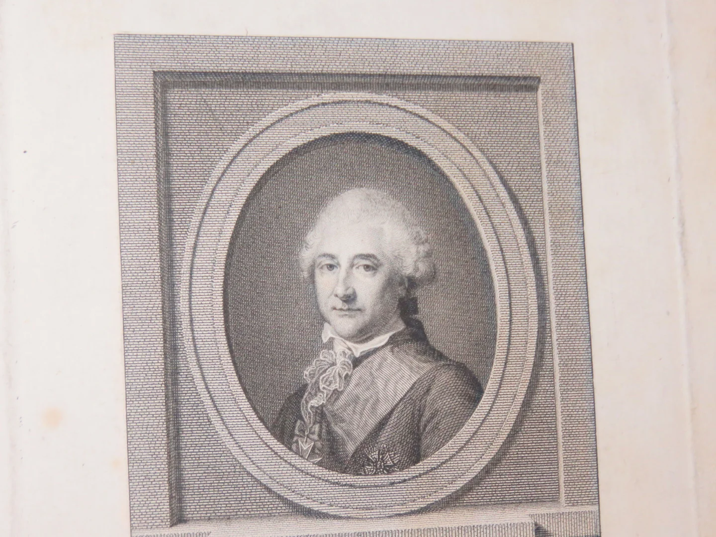 POTRAIT VON STANSLAS AUGUST, KÖNIG VON POLEN