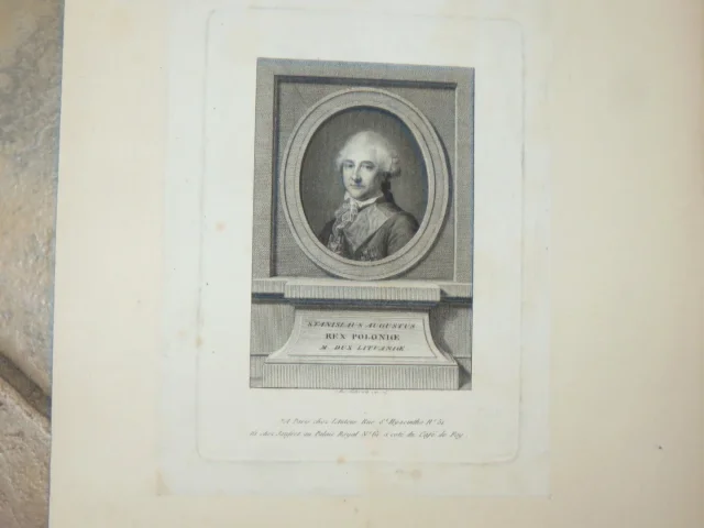 POTRAIT DE STANSLAS AGOSTO, REY DE POLONIA