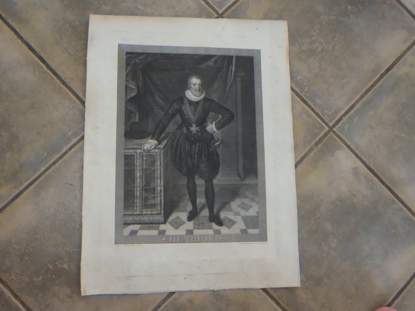 19. JAHRHUNDERT ÄTZEN VON HENRI IV