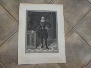 19. JAHRHUNDERT ÄTZEN VON HENRI IV