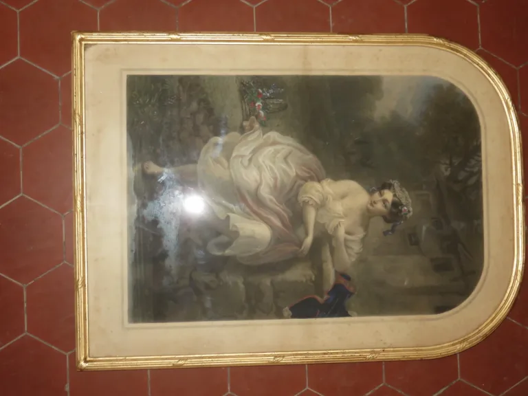 PAAR FRANZÖSISCHER DRUCKE DES 19. JAHRHUNDERTS