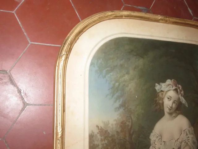 19世紀のフランスの印刷物のペア