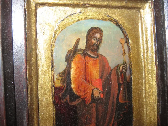 PAINTING ON WOOD OF SAINT PAUL