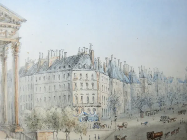 WASSERFARBE DES PLATZES DE LA MADELEINE, PARIS