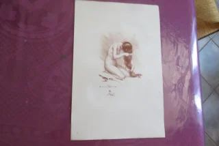 LITHOGRAPHY FIRMATO ALLEAUME LUDOVICO