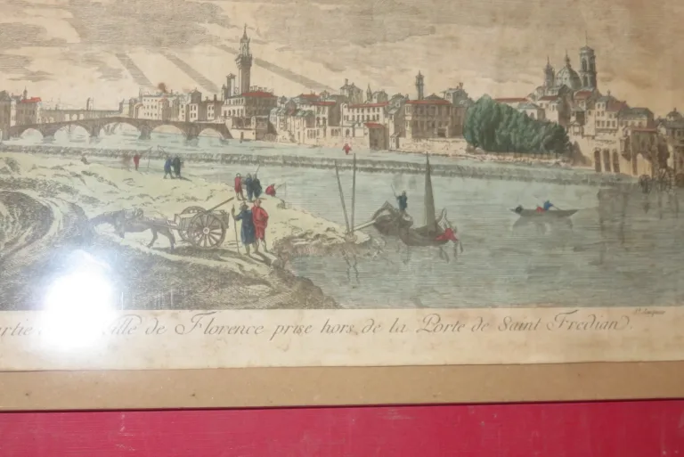 OPTISCHER DRUCK DES 18. JAHRHUNDERTS VON FLORENZ