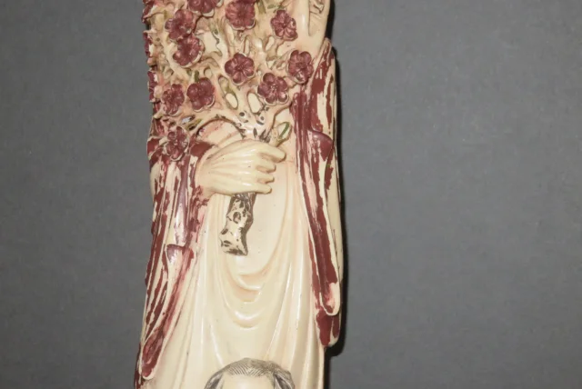 Statuette d' Immortel  en Ivoire, époque 20ème.