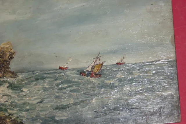 Petite  Marine, tableau époque début 20ème.
