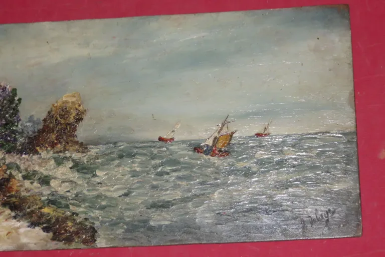 Petite  Marine, tableau époque début 20ème.