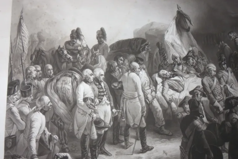 IMPRESIÓN DEL SIGLO XIX "Funérailles de Marceau"