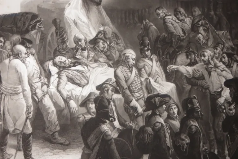 IMPRESIÓN DEL SIGLO XIX "Funérailles de Marceau"