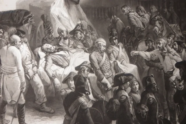 19th CENTURY PRINT " Funérailles de Marceau "