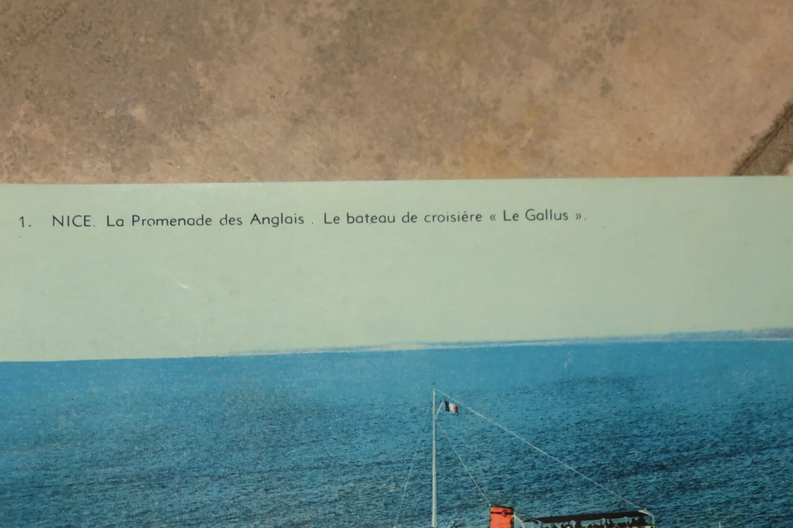 Nice, la " promenade des Anglais " gravure  époque début 20 ème.