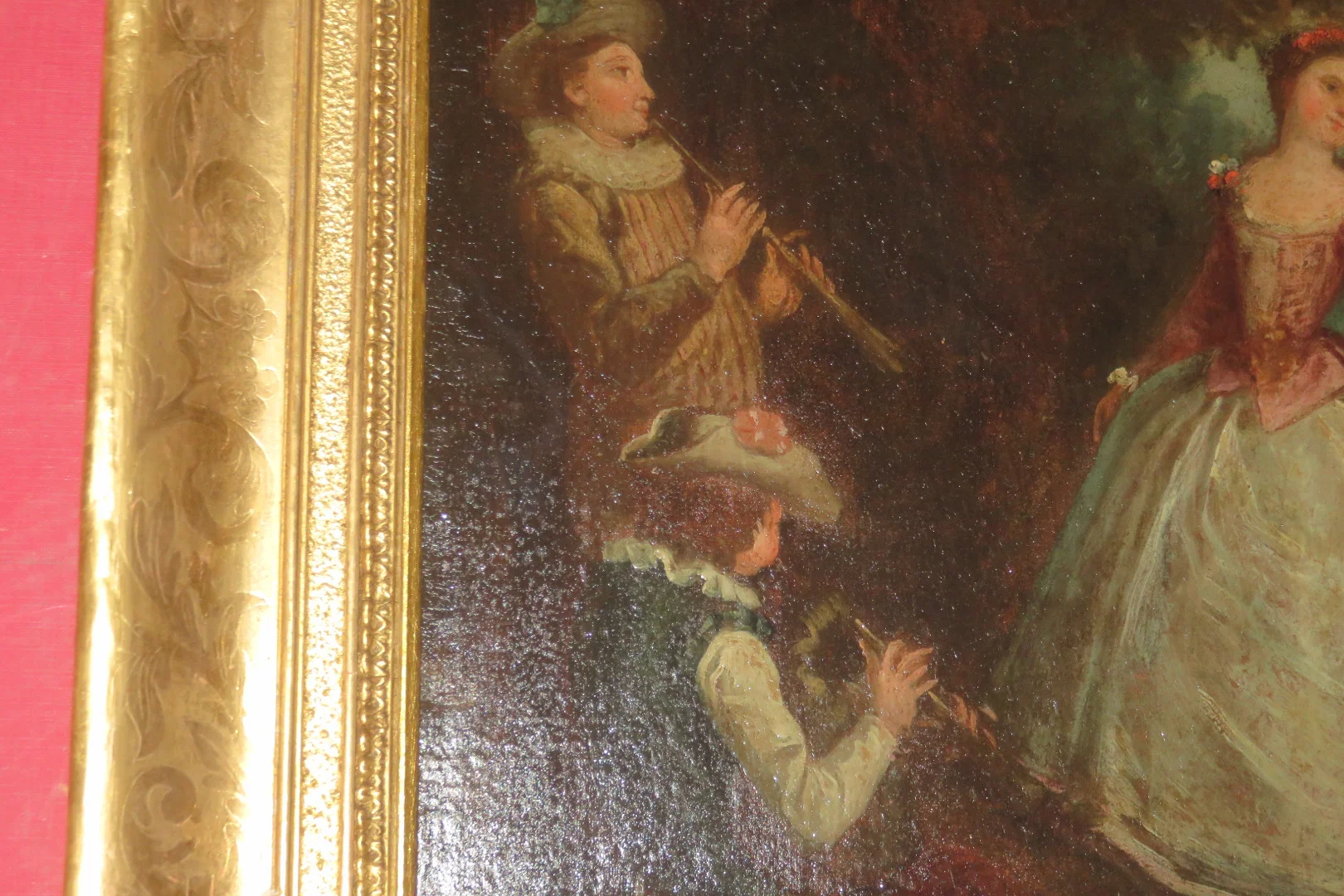 ScèneGalante Avec Musiciens、Peintureépoque18ème。
