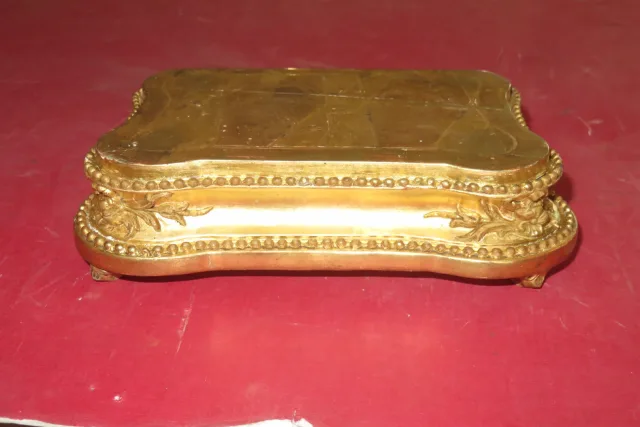 GILTWOOD PEDESTALS