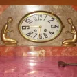 Pendule époque 1920,  Art Déco En Marbre.