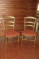 PAIR OF NAPOLEON III PERIOD CHAIRS