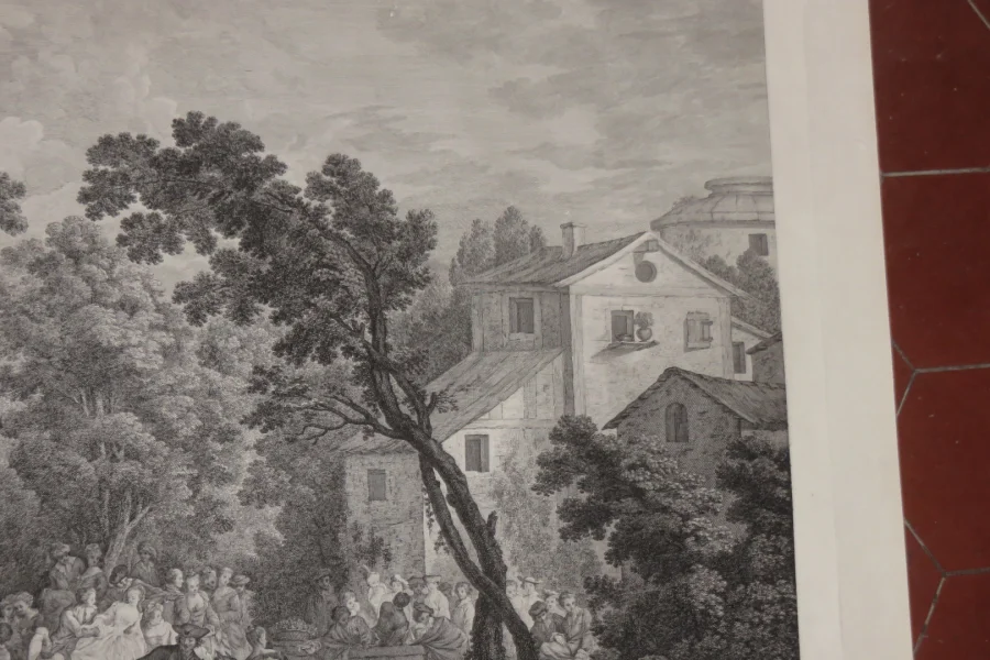 FRANZÖSISCHER DRUCK AUS DEM 19. JAHRHUNDERT