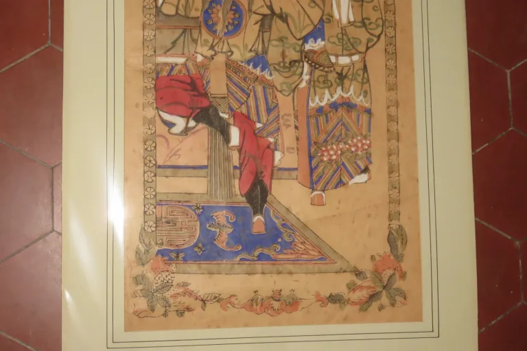 Aquarelle Chinoise, époque 19 ème.
