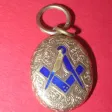 Médaillon  Maçonnique En Or,  époque 19ème.