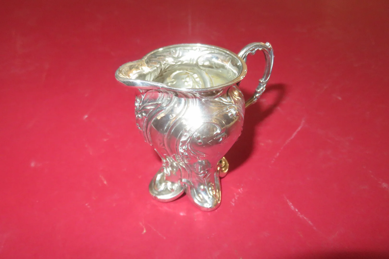 SILVER MILK JUG
