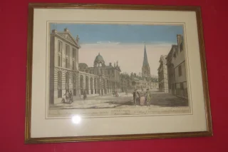 OPTISCHE ANSICHT DES 18. JAHRHUNDERTS DER OXFORD UNIVERSITY